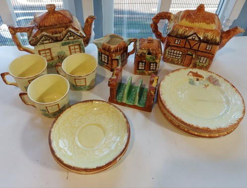 Vintage cottage ware tea - cottage,