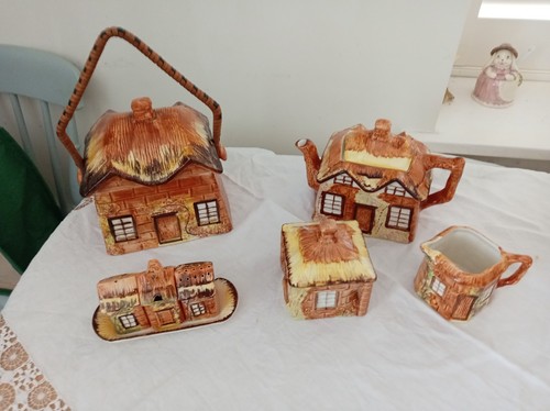 Cottage ware tea set biscuit - tea, set,